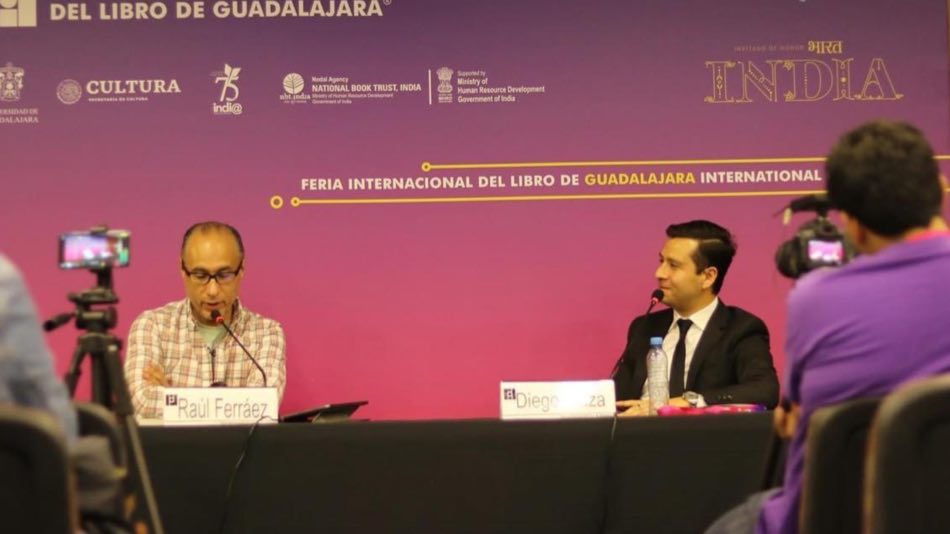 Presentación de UP! en la Feria Internacional del Libro de Guadalajara.