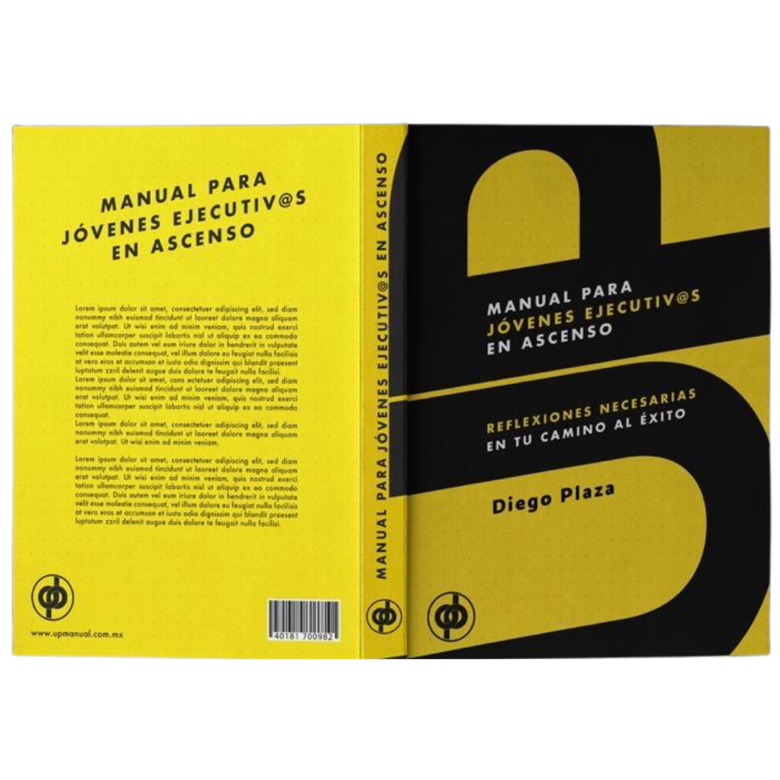 Portada y contraportada del libro UP!, de Diego Plaza.